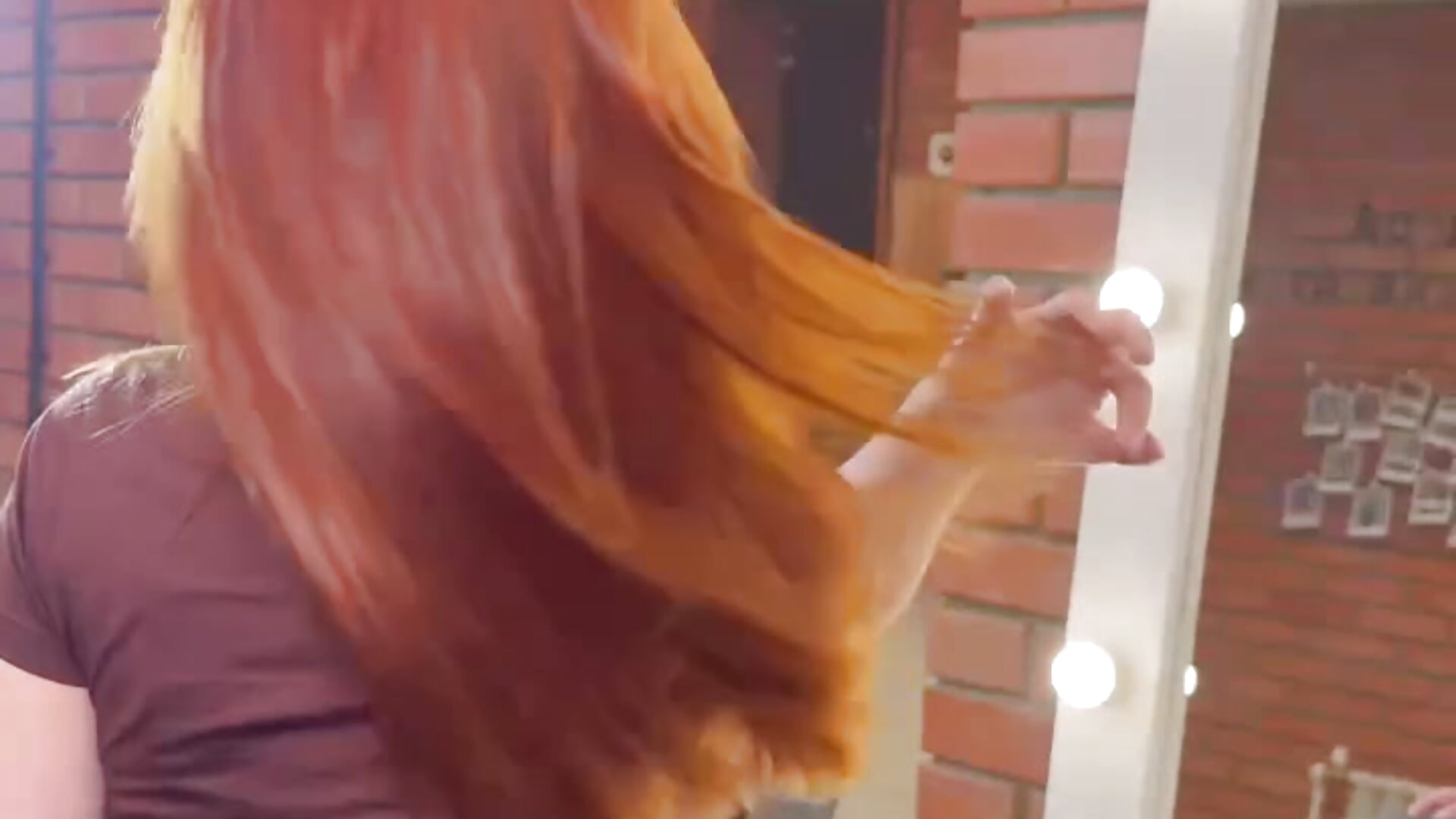 fiery hair - video by evanellson cam model