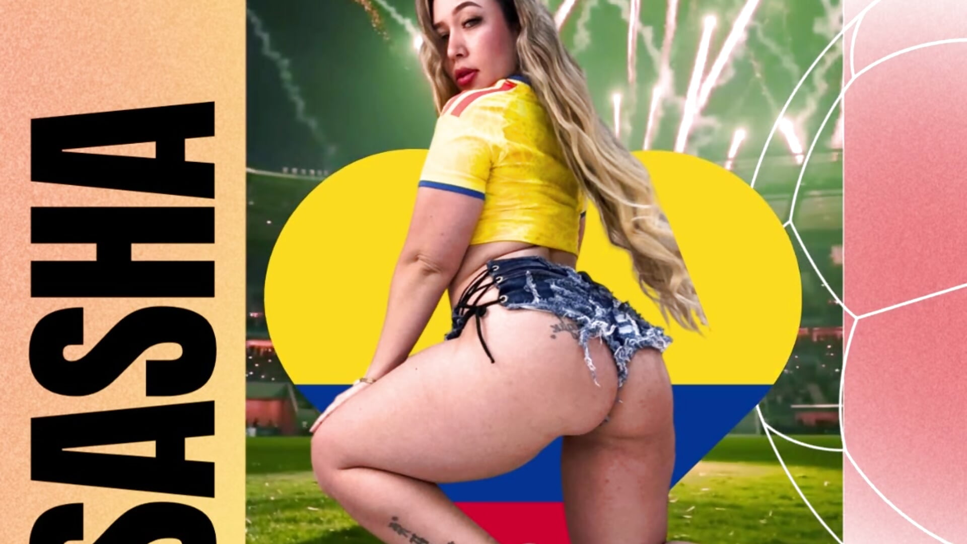 Global Football Time - video di SashaDurante modella di cam