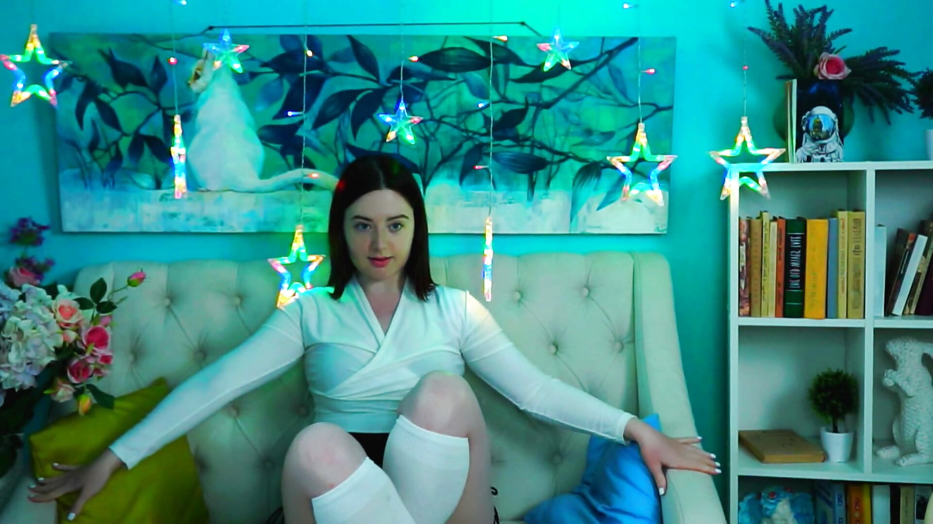 a little yoga and star's shine - video by AnnTerry_ cam model