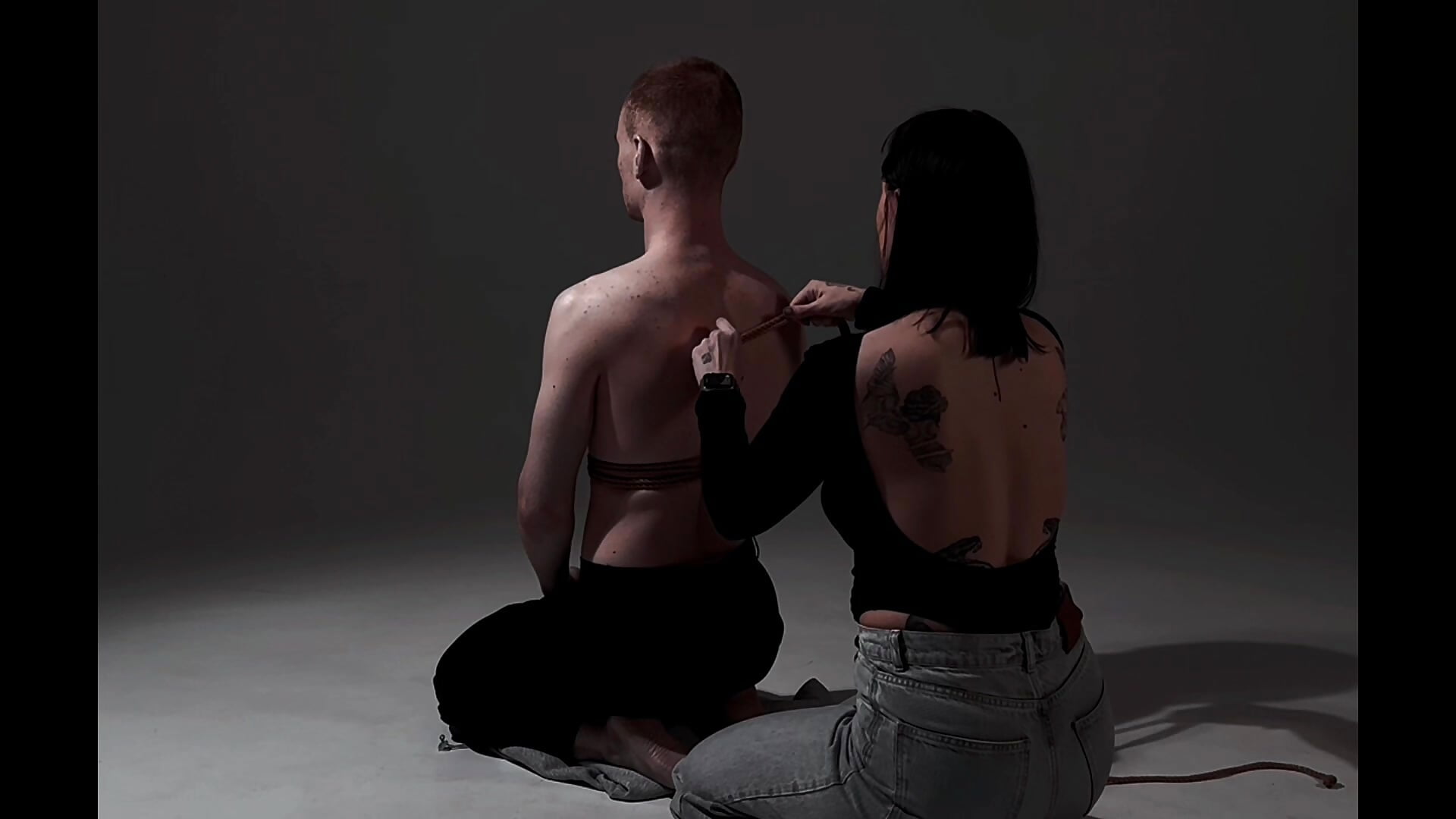 slow shibari session - video by ThingForVNL cam model