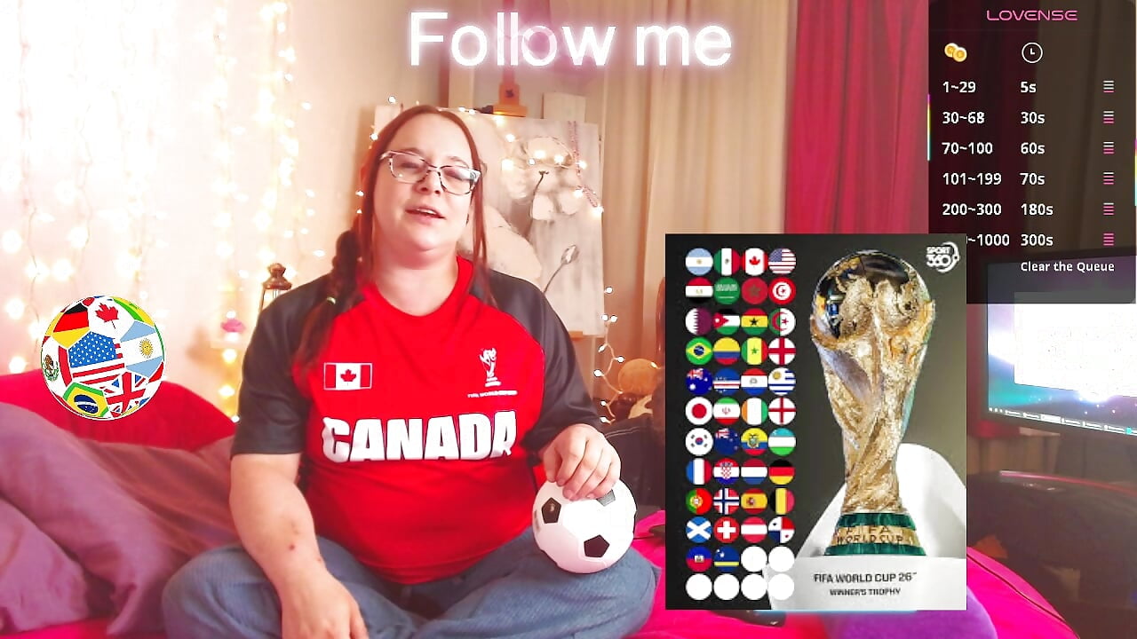FootBall Team Canada  But France willl win – video modela na kameri sisishy