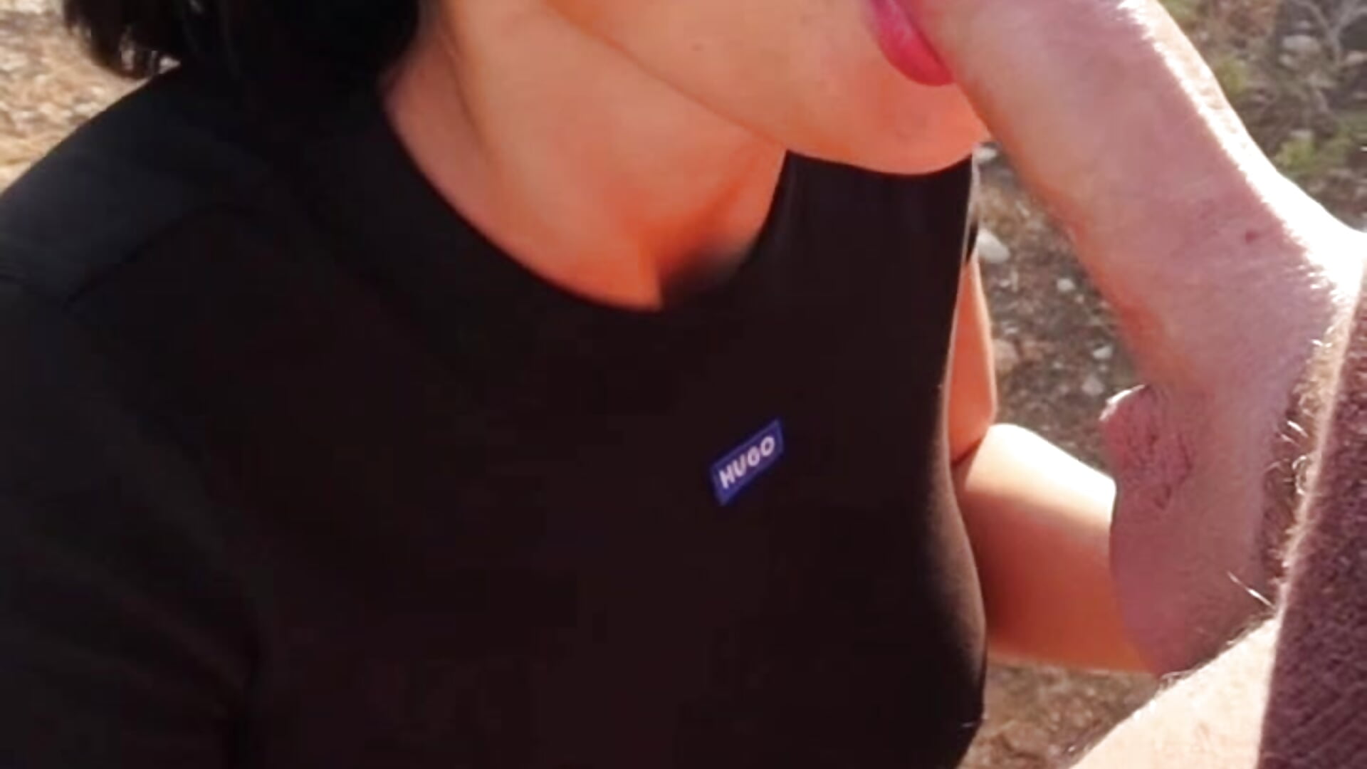 OUTDOOR DOGGY FUCK~ POV BLOWJOB~ CUM OVER MY ASS - video by krissiswrld- cam model