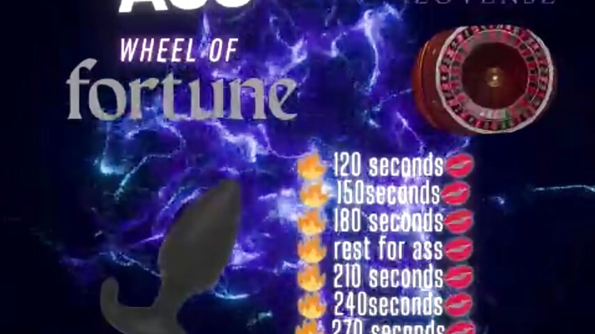 New Roulette "Control My Ass" I'm waiting for you to play!🍑 - video by VIOLETA-25_ cam model