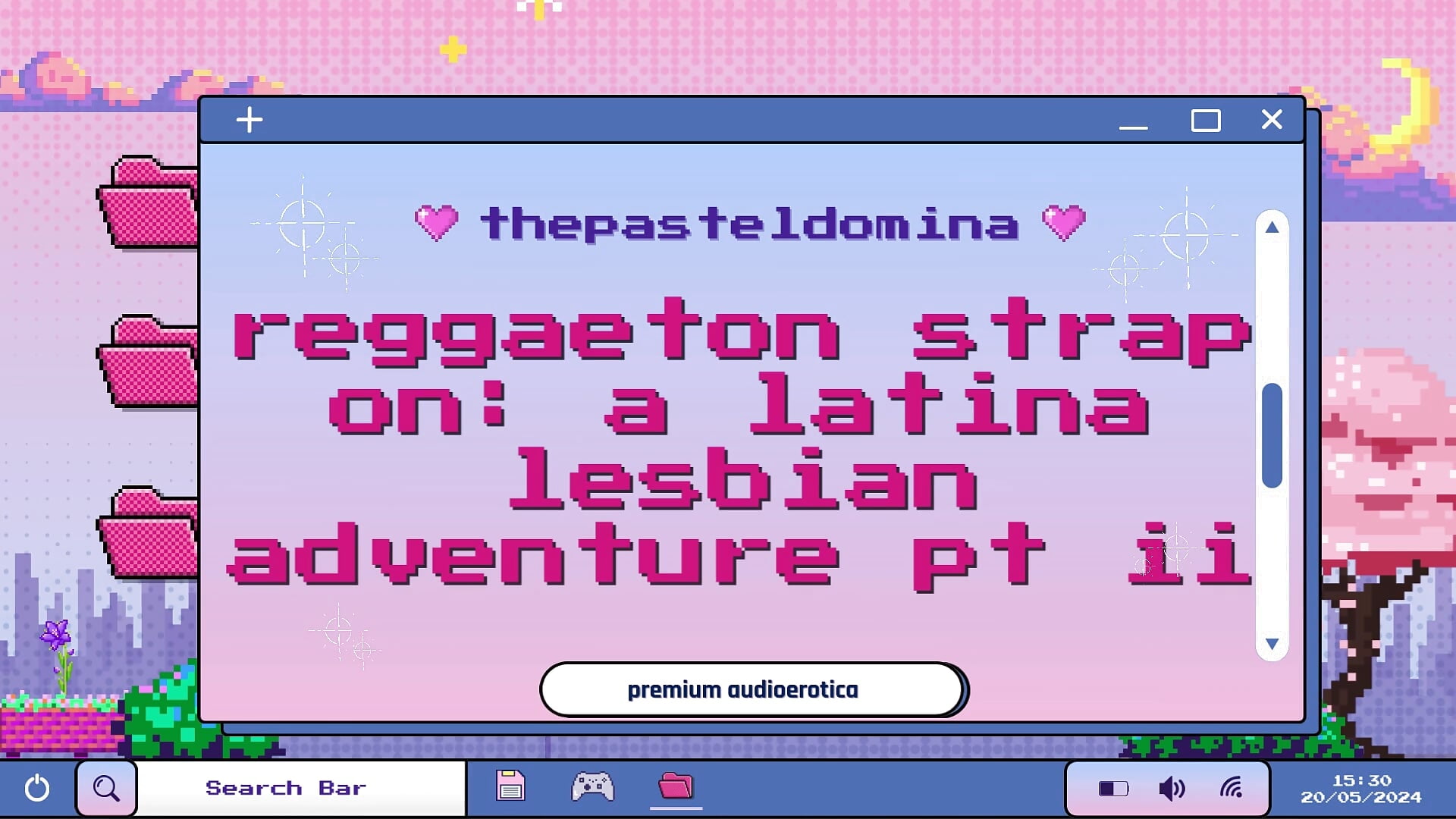 reggateon strap on: part ii (english + spanish) - video by thepasteldomina cam model