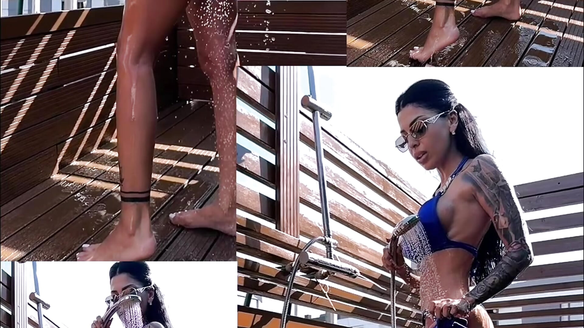 shower time on rooftop🚿 - clip cu Angela_Myst model videochat