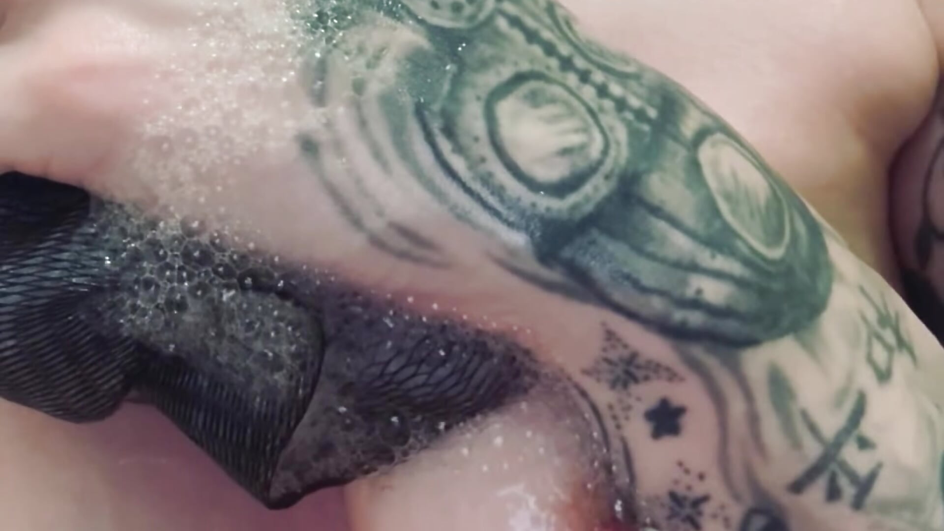 Soapy titties