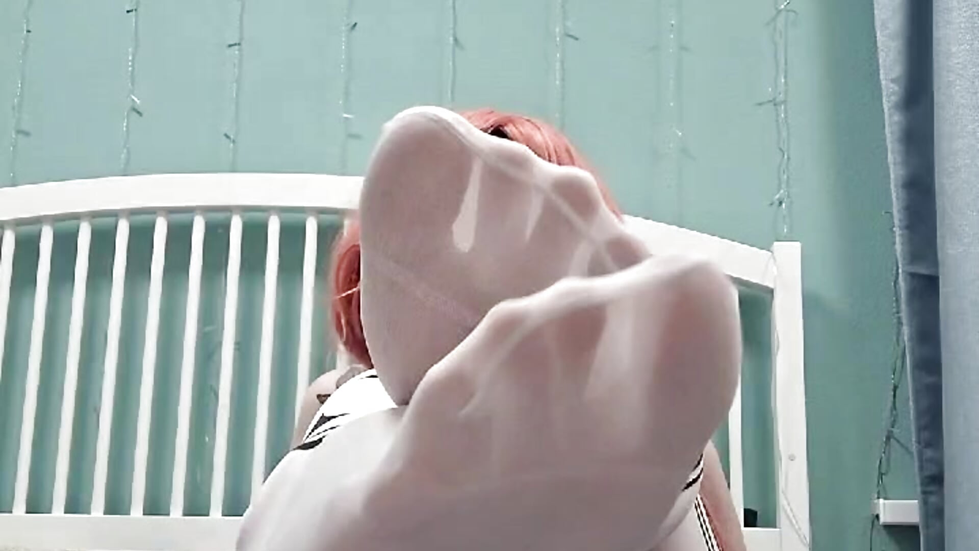 Halloween foot tease - video by Ozalin_Green cam model