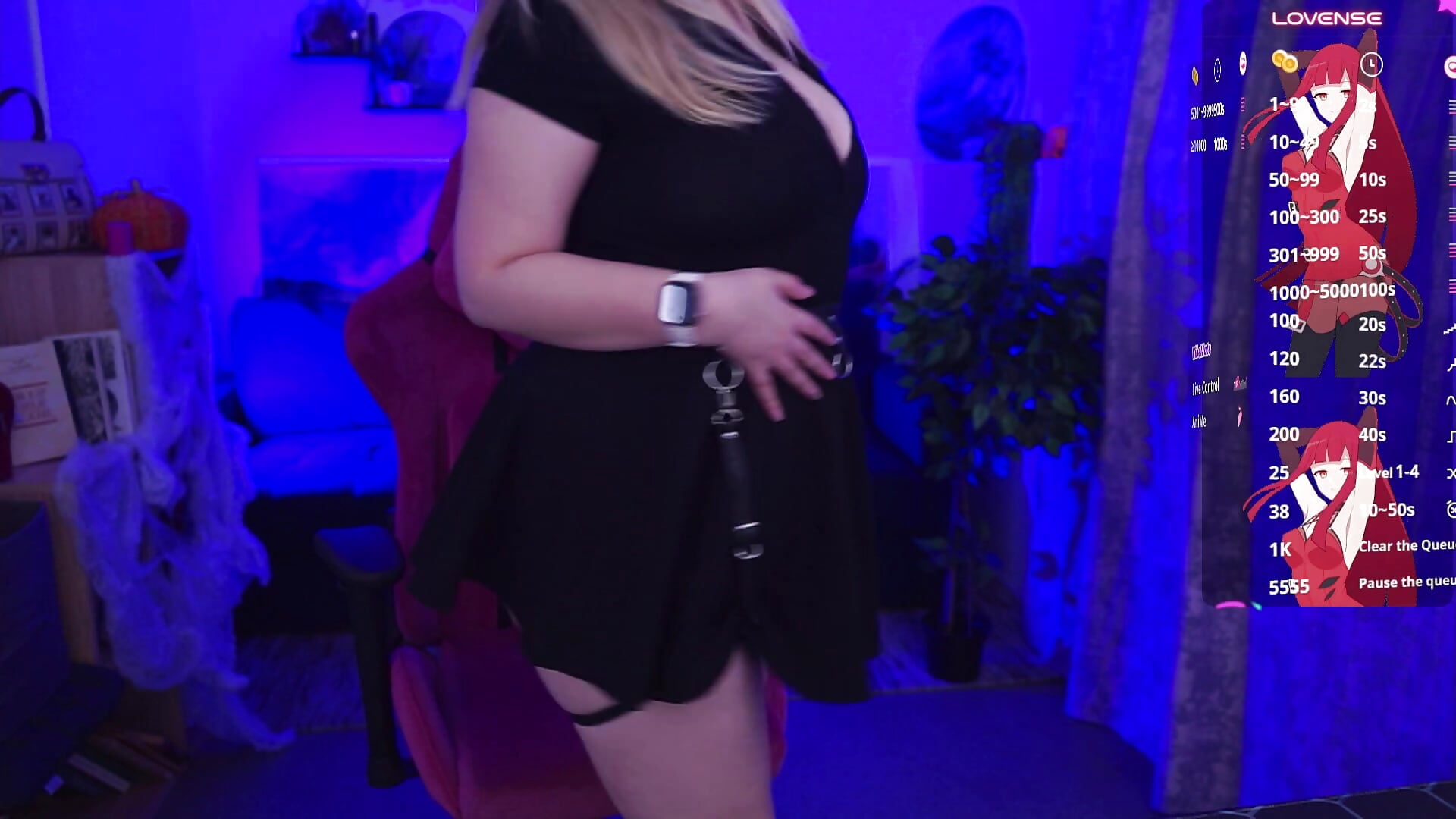 Sexy goth🖤🤫 - video KellyPoter kameramallilta