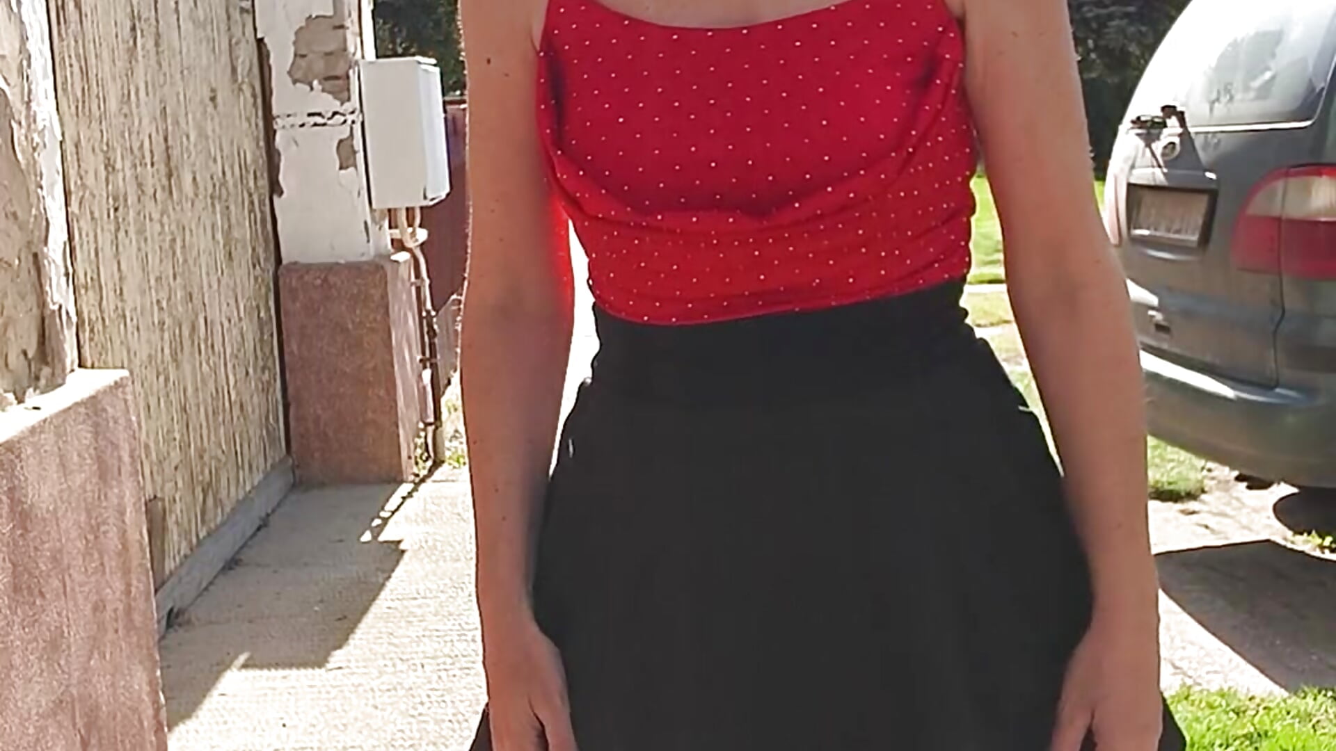 👑💖💋Präsentation am Kirschbaum in meinen neuen Outfit 👑und für mein Fanclub 👑💖💋 - vídeo de la modelo de cam chillimonia