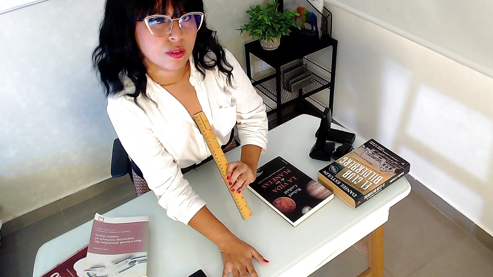 I love being a sexy teacher for you! - clip cu Sharlotte_Milk model videochat