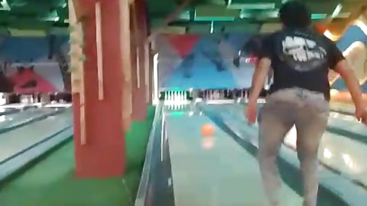 A while at the bowling alley