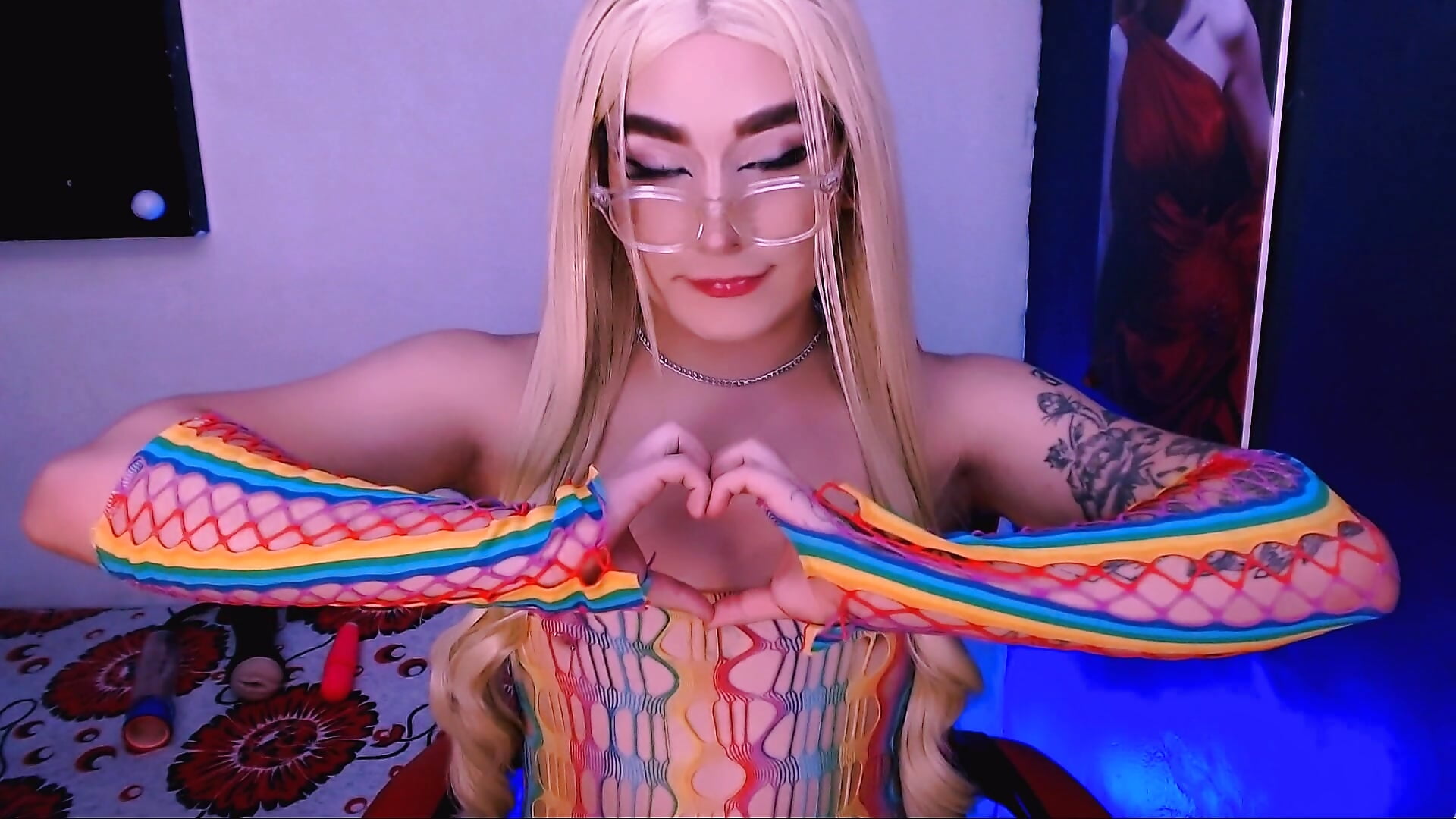 I LOVE YOU WITH ALL MY HEART 🌈🏹 - video oleh model kamera bubble_red