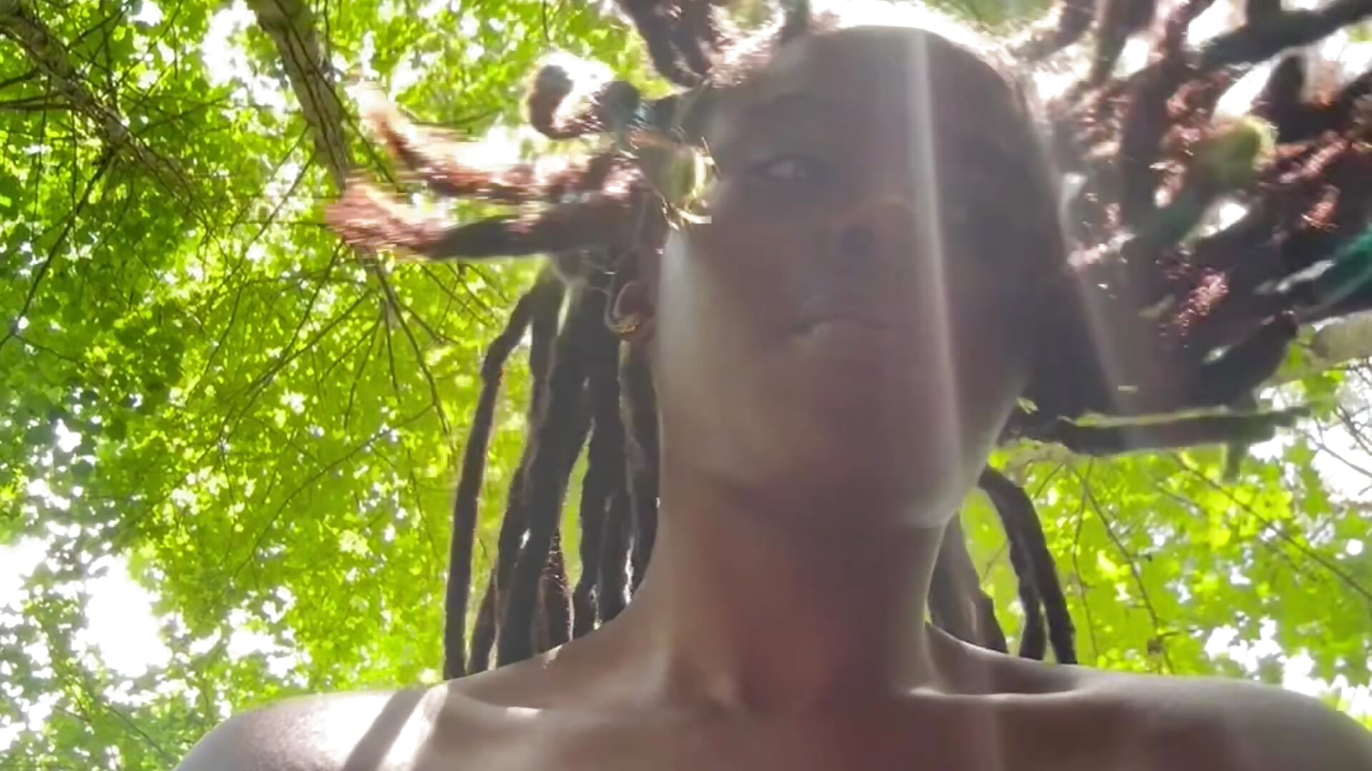 i  got naked to cum on a trail