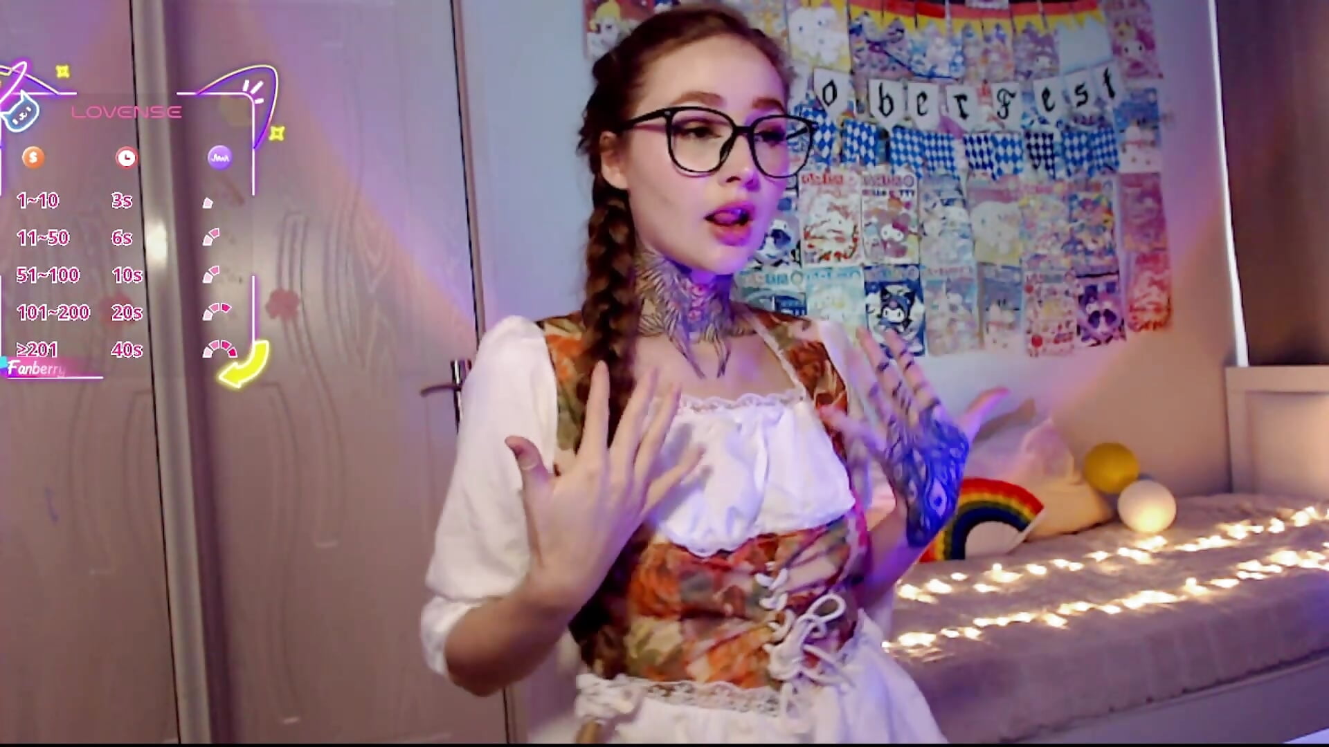 ✨ #Oktoberfest vibes with me! 🥨 I’ve got my pretzels ready and a festive outfit on — let’s celebrat - Milky_way_UwU adlı kamera modelinin videosu