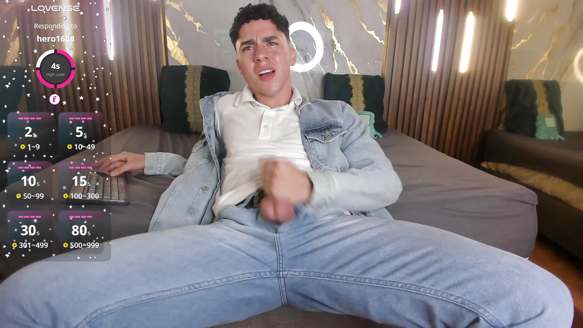 Handjob on my jeans