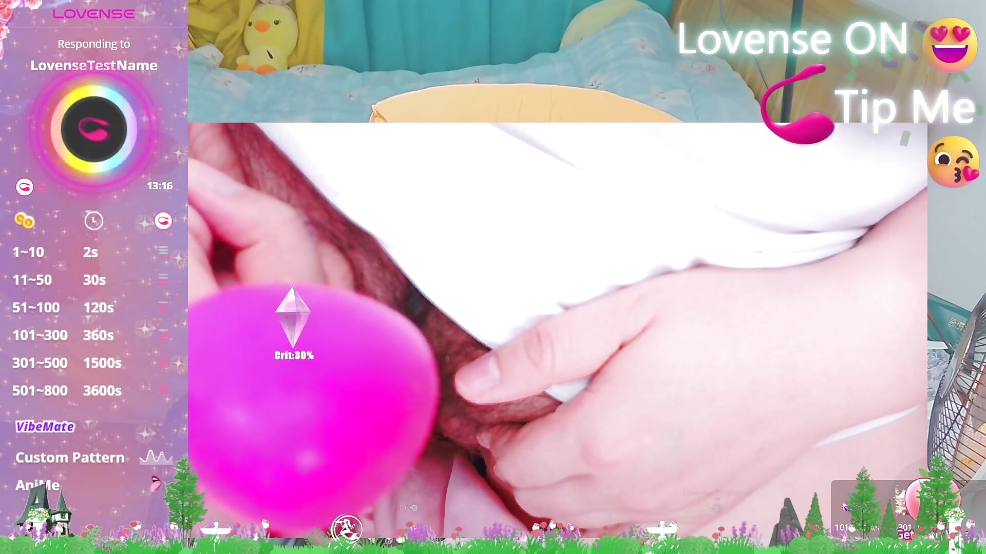 高潮不断小穴流水 orgasms keep flowing water out - video by AngelwithEcup cam model