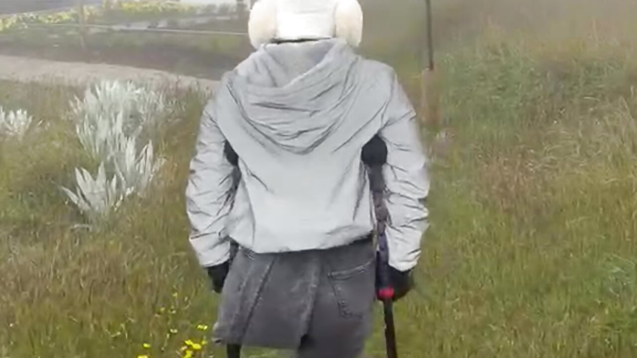 walking in the mountain