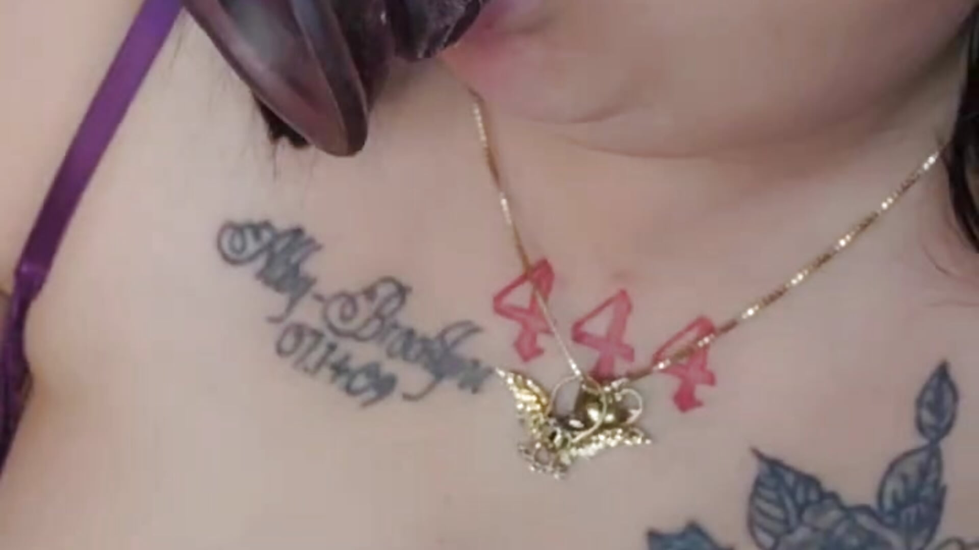 Deepthroating Dildo - video by NarcissisticNympho cam model