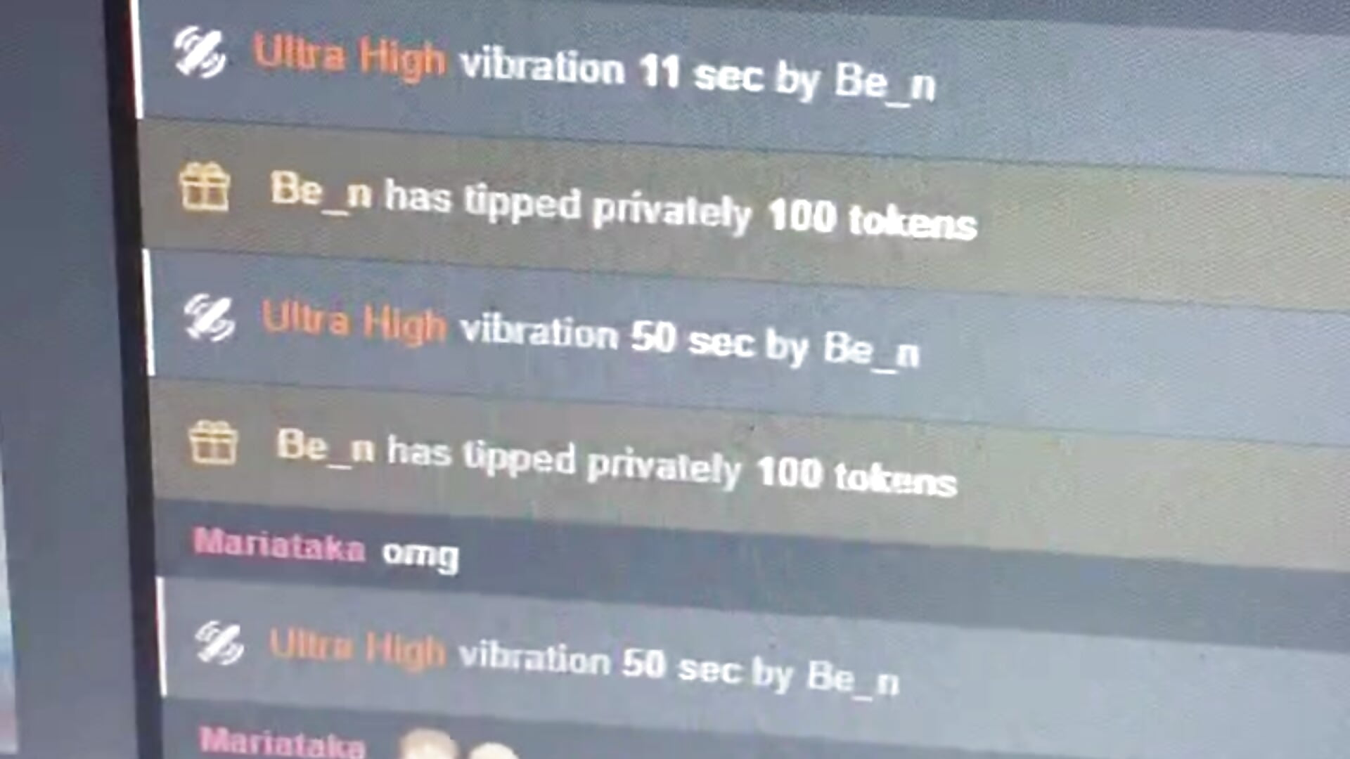 Thanks my love Be_n    kisss - Video von Mariataka Cam-Model