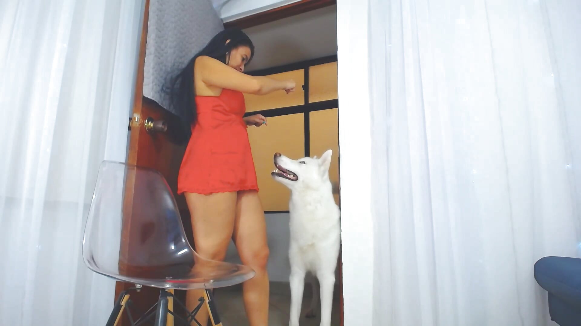Mi Apolo siempre dando amor - clip cu miss--flora model videochat