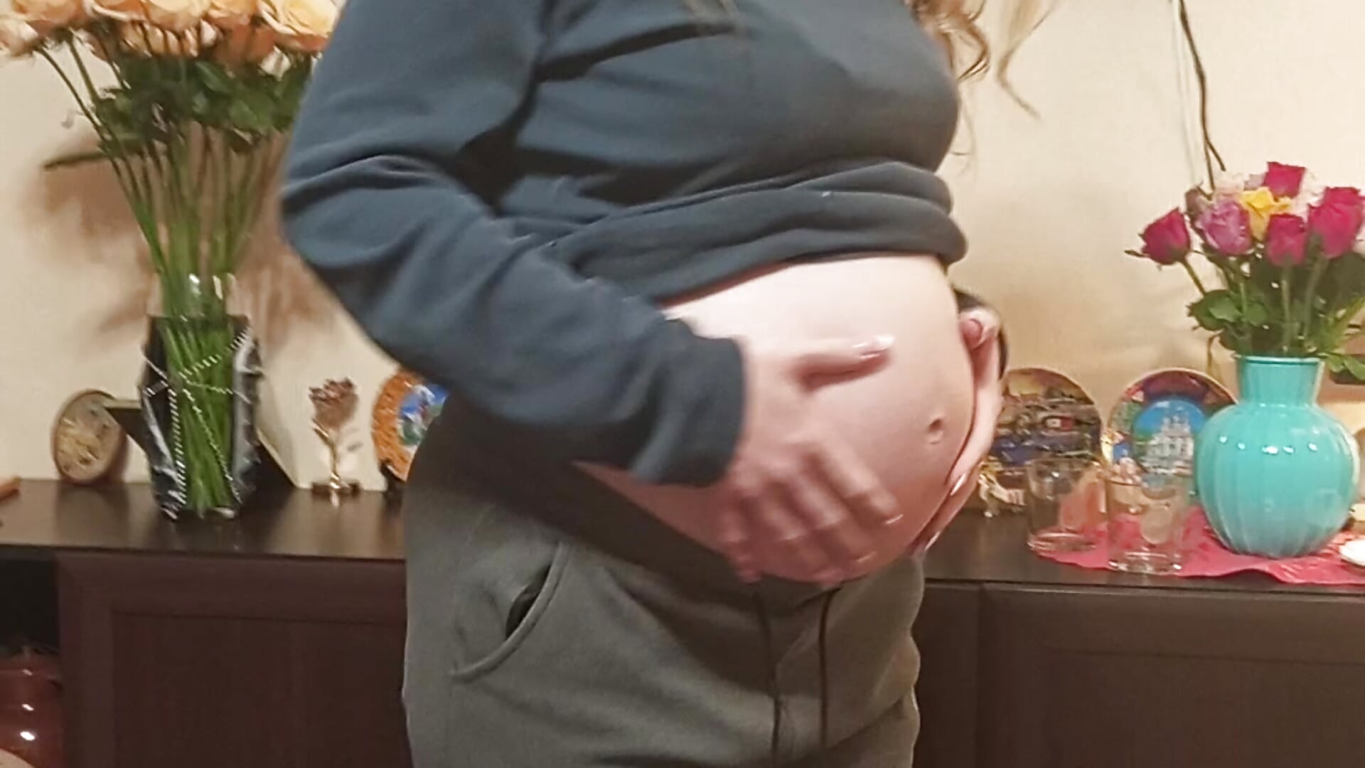 6 months Pregnancy girl :) - KattyLuuu adlı kamera modelinin videosu