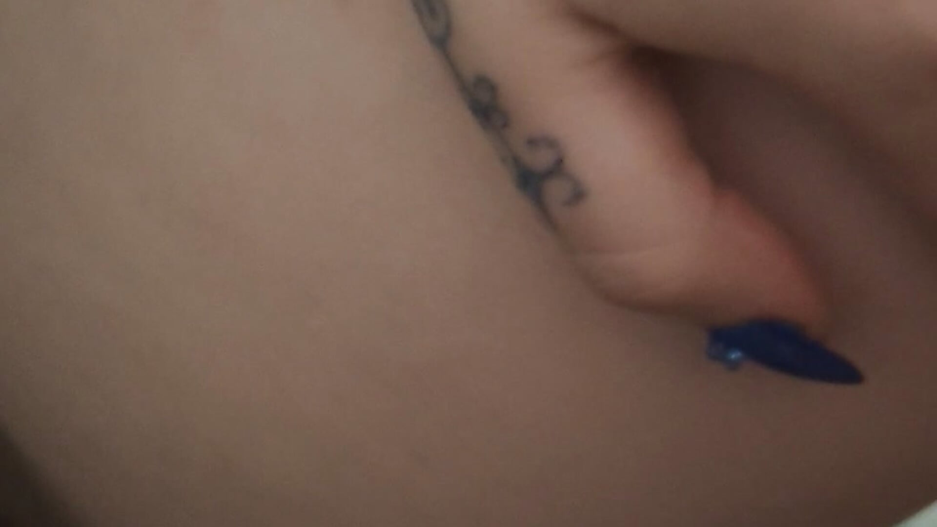 In her ass