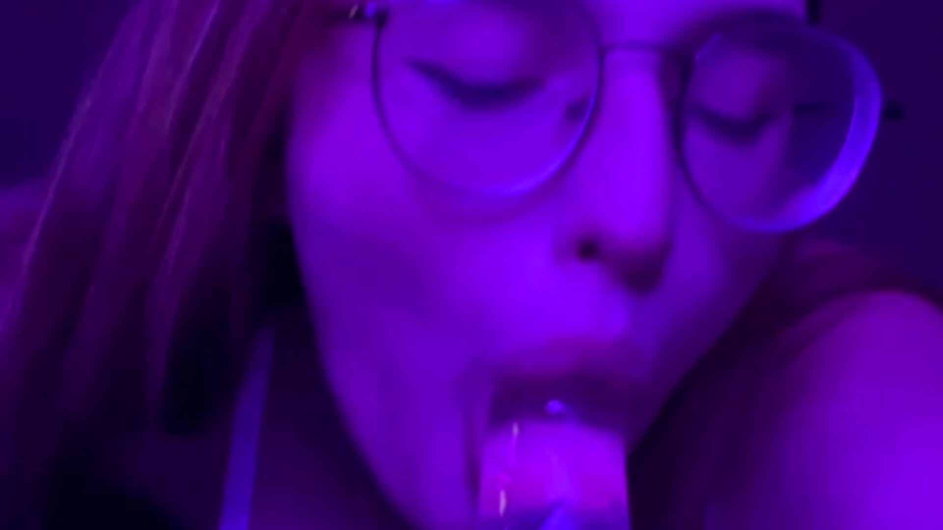 Purple blowjob