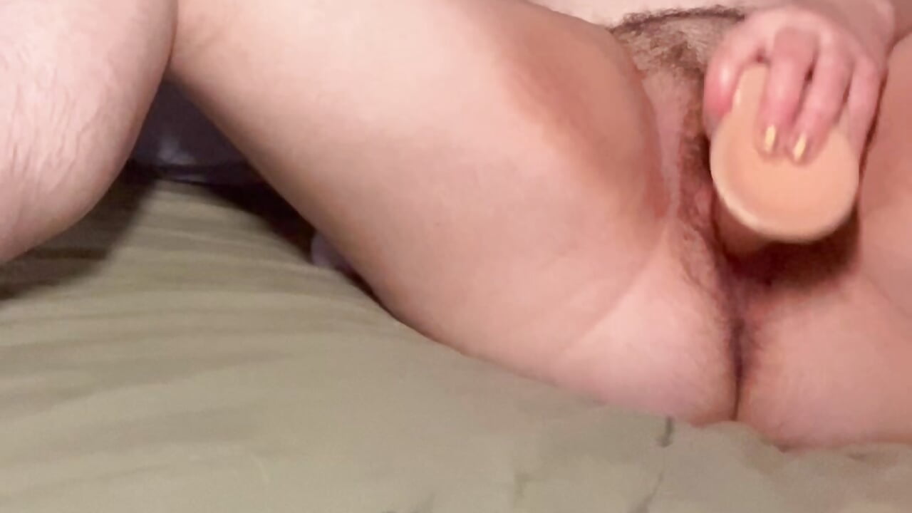 MY HAIRY PUSSY IS GETTING FUCKED