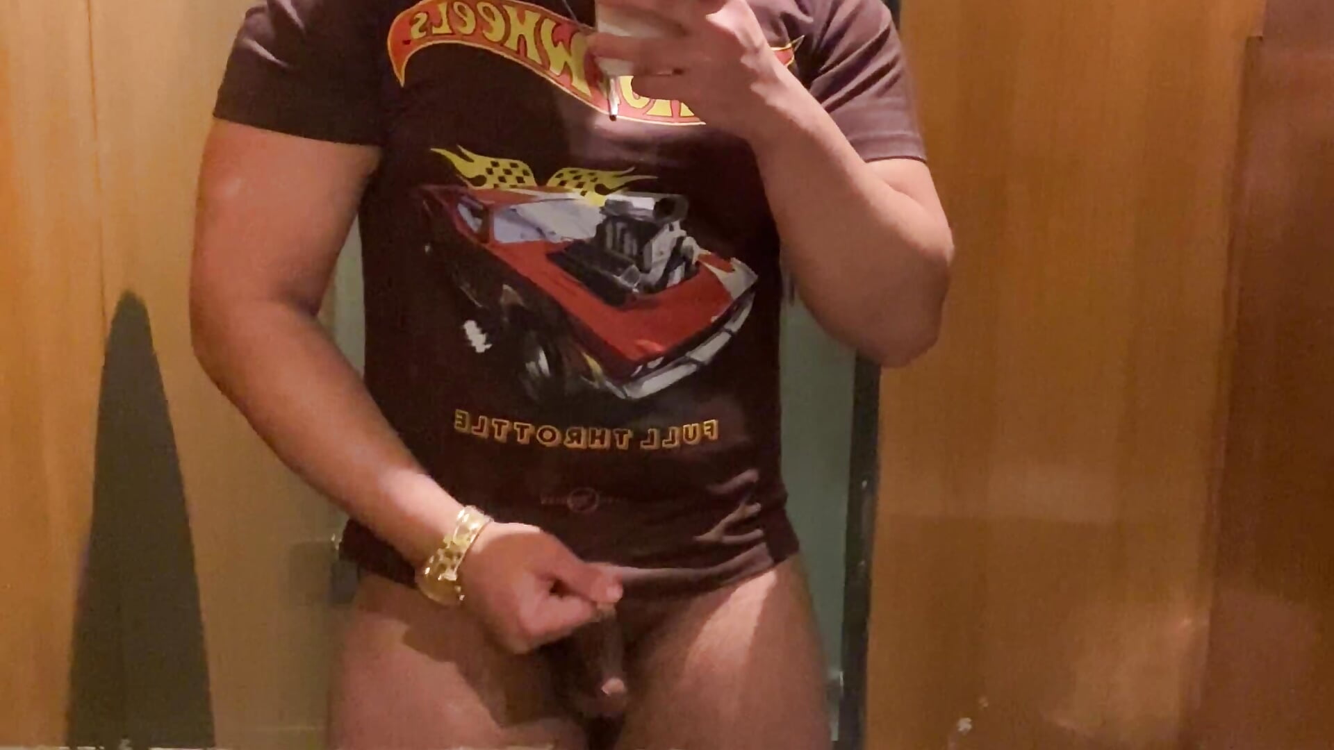 Kinky in the bathroom