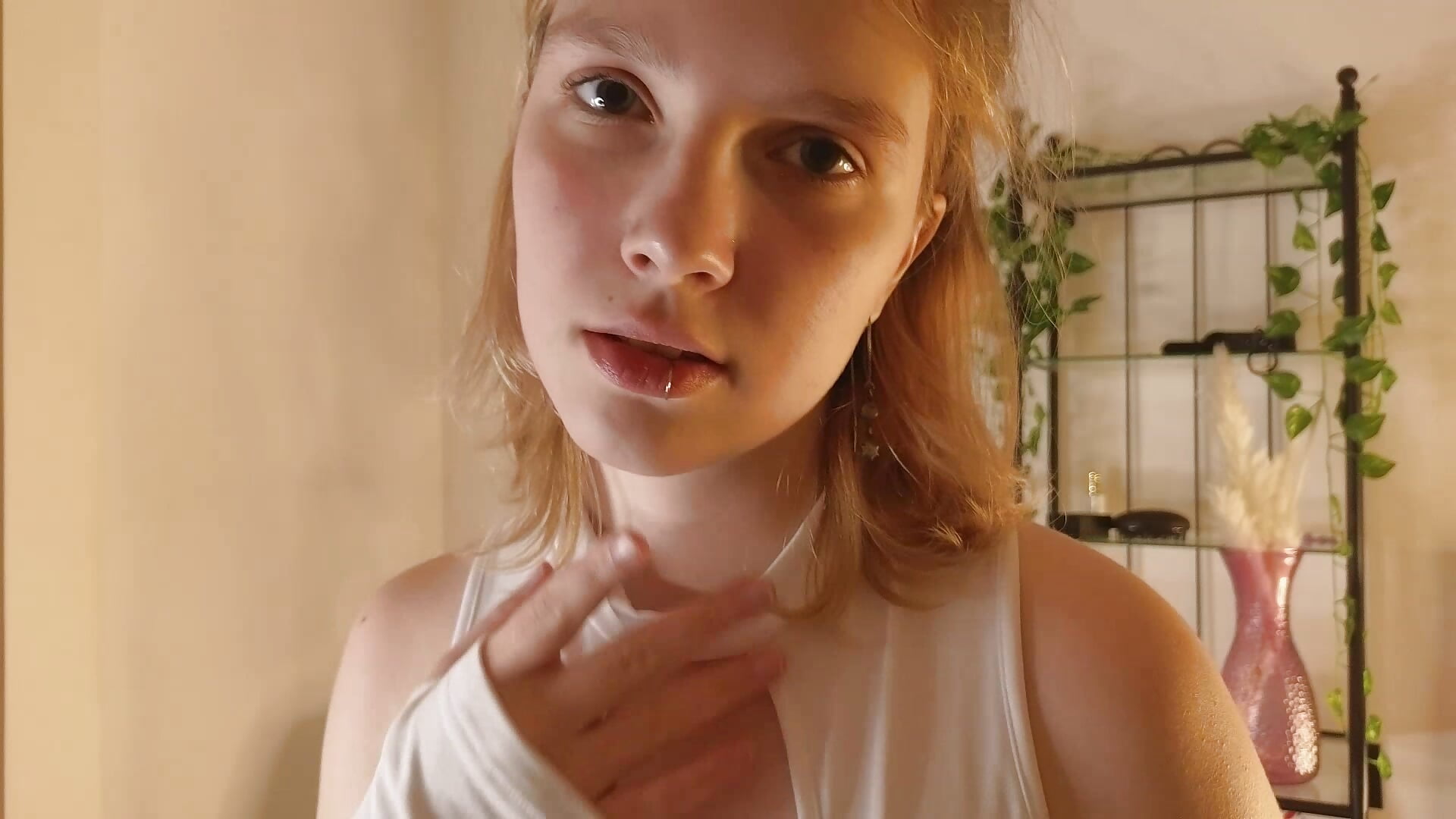 Piercing close to the camera