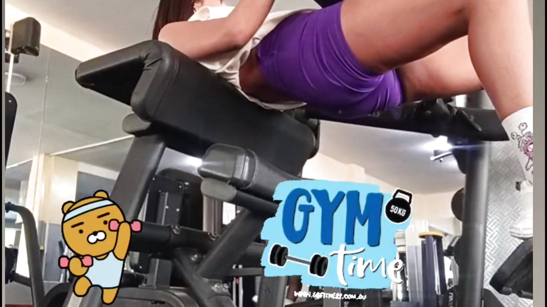 ¡GYM TIME!  ¡When you doubt yourself... You lose all HOPE !💜 – video modela na kameri yayacandy