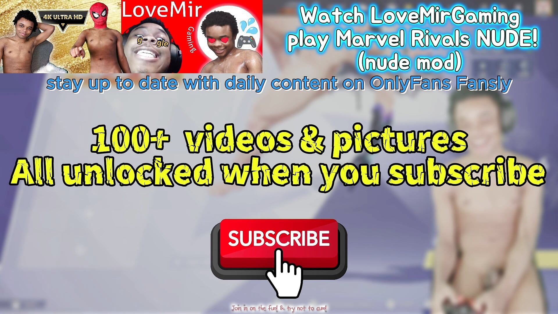 Watch LoveMirGaming play Marvel Rivals NUDE (nude mod) - video oleh lovemirgaming kamera model