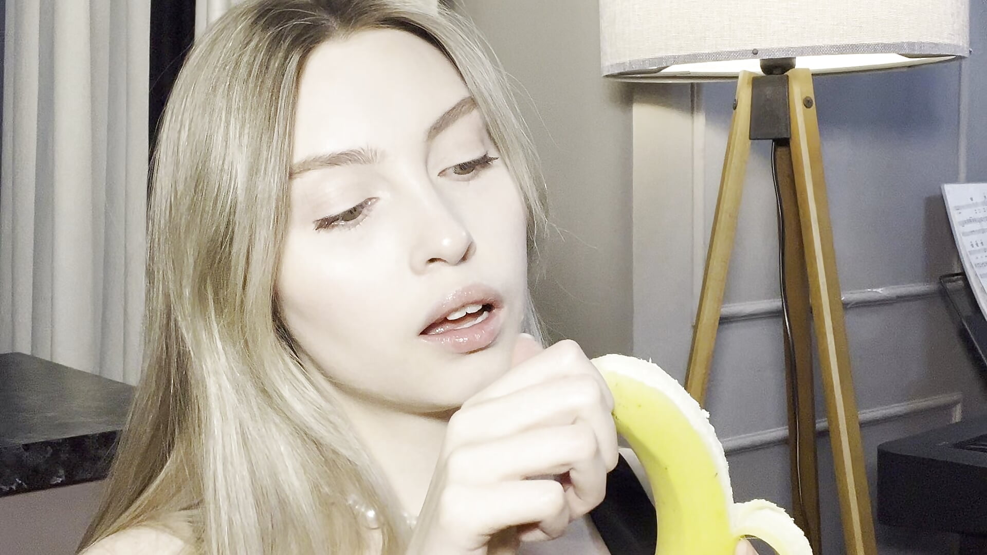 Banana eating