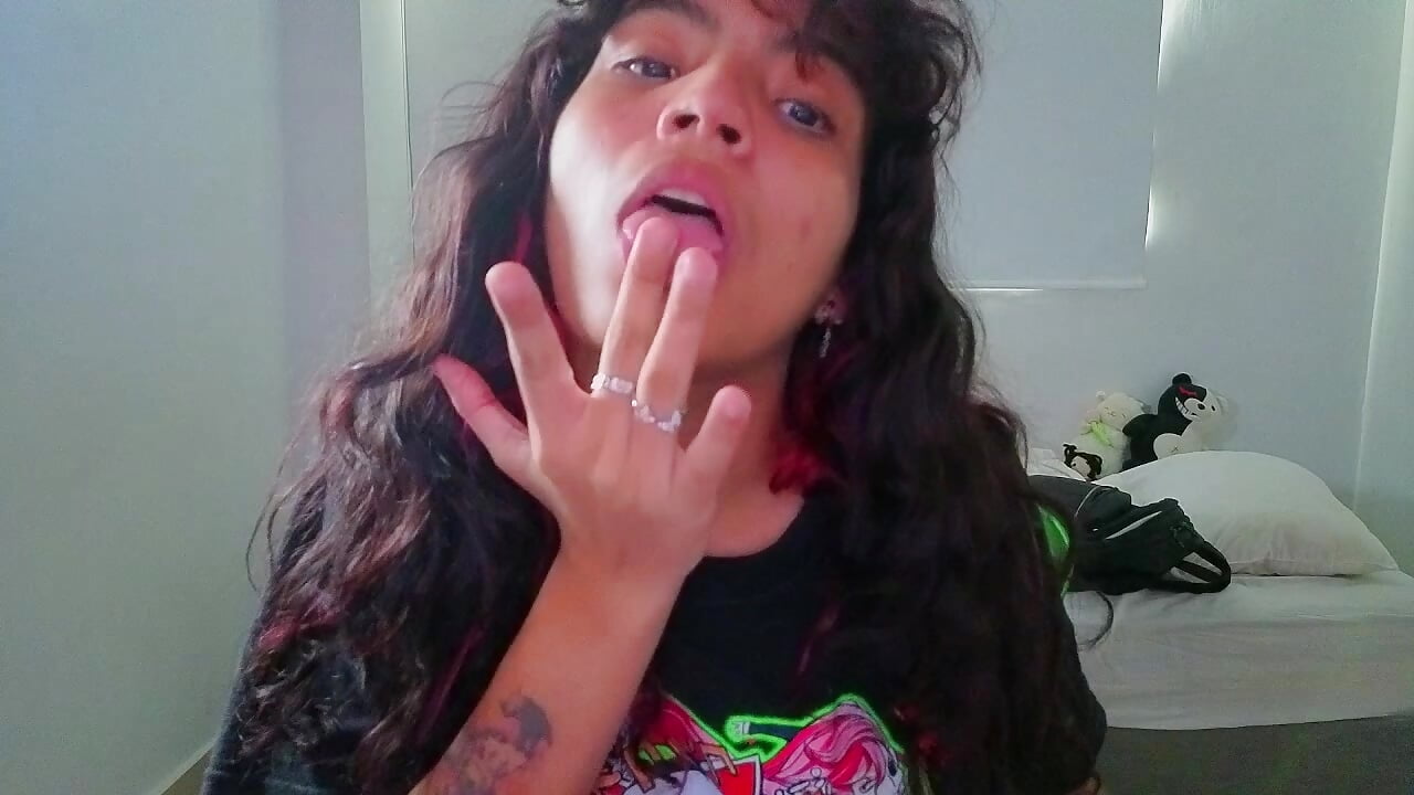 ૮꒰ ˶• ༝ •˶꒱ა ♡ 44 SECONDS OF SUCK AND LICK FINGERS ૮꒰ ˶• ༝ •˶꒱ა ♡