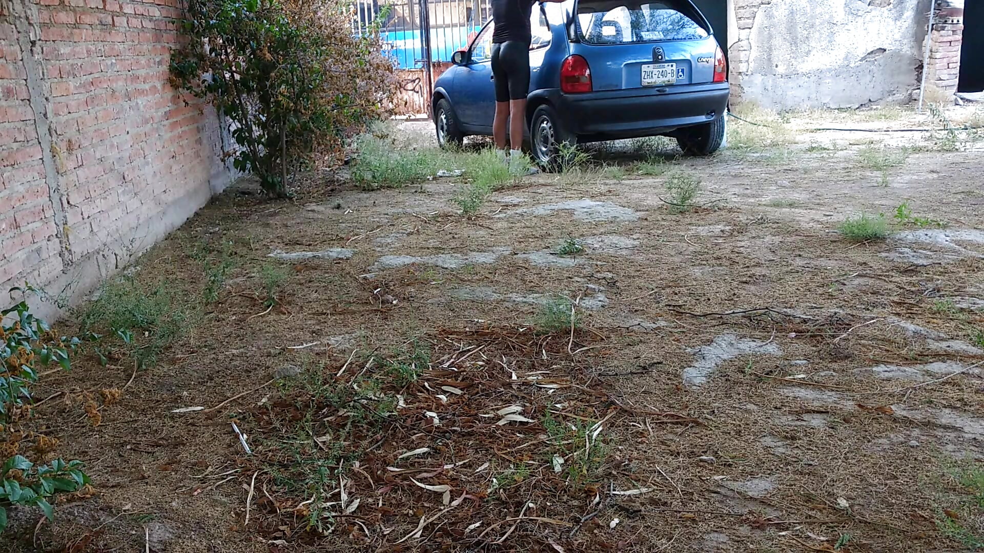 fer washing his car with painted body - video by ferecam cam model