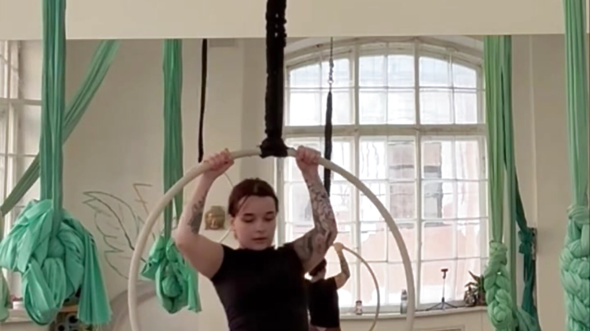 first trying gymnastic – video od webkamerové modelky Bella_Alita