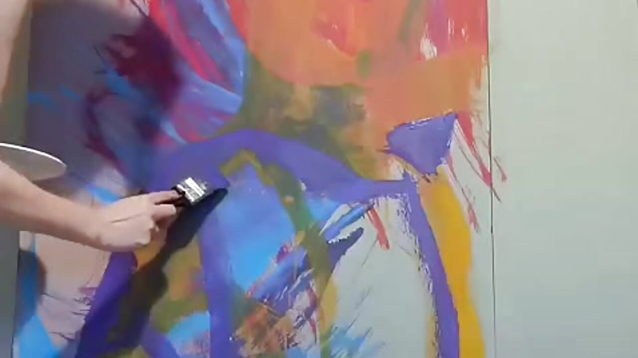 my favorite part of painting 👨‍🎨 - video di JeanneSabatier modella di cam