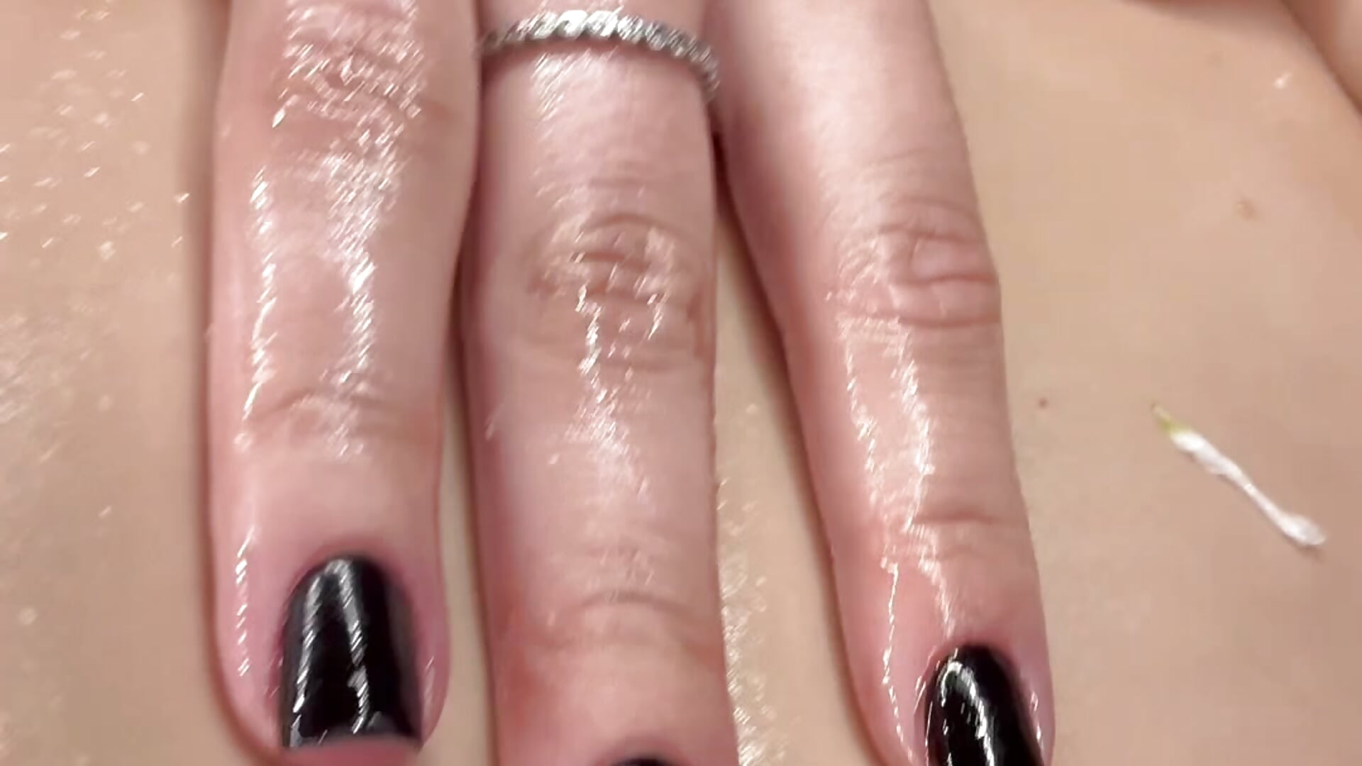 Oil on my body