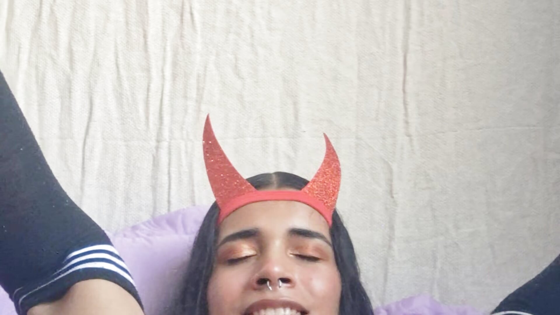 😈A devil's fantasy, but an angel's moan🔥 - video av novinhatransexy cam-modell