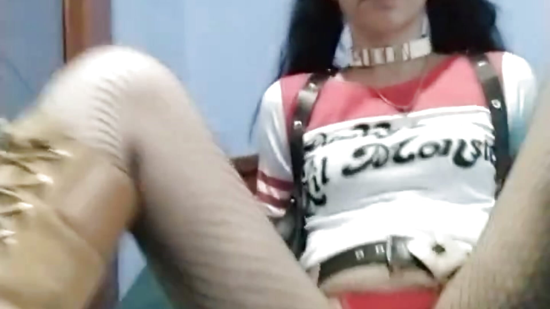 harley quinn cosplay - vídeo de bunnyfox420 modelo de câmara