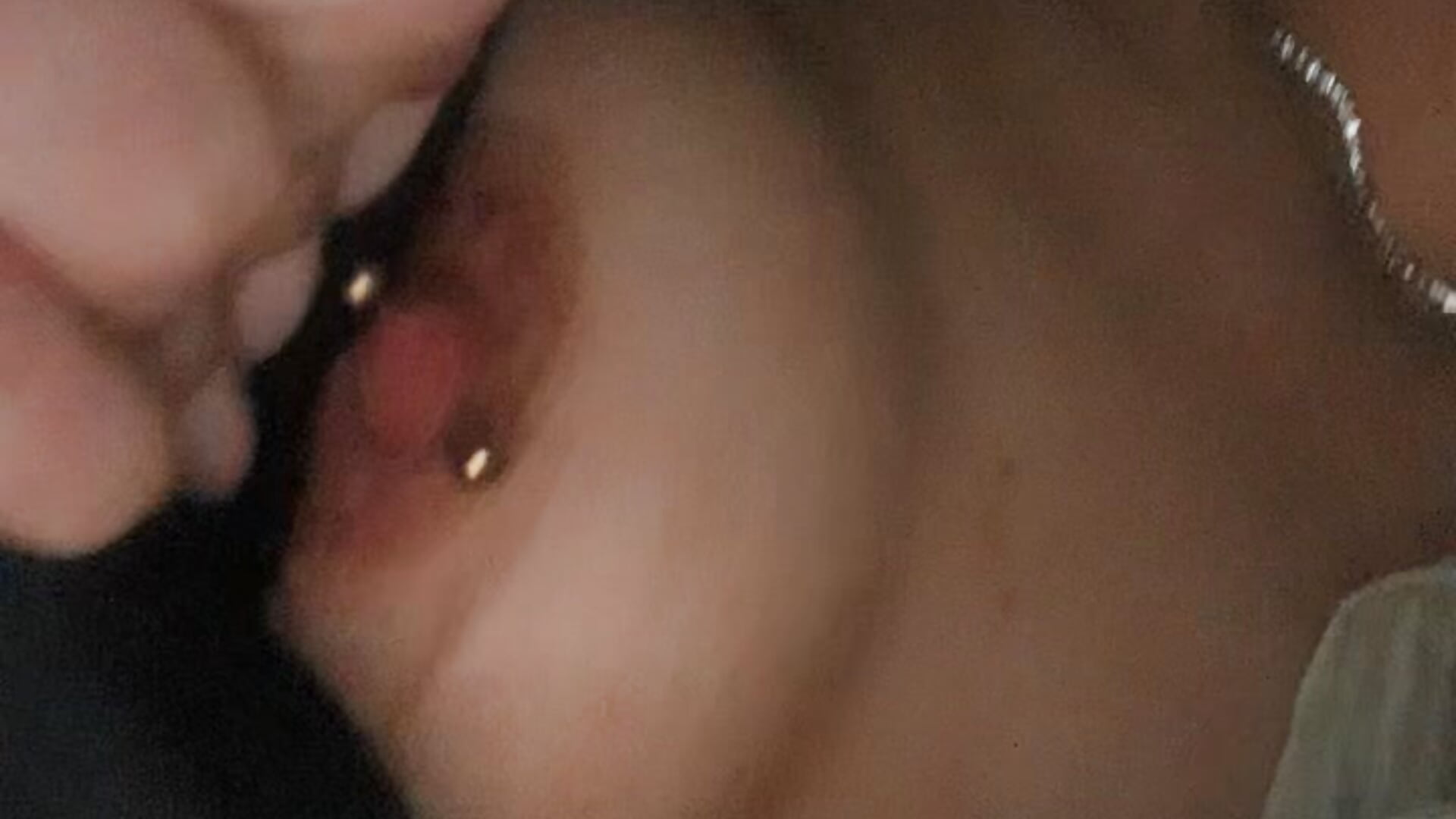 Nipple piercing 👅 - video by Hornyamy026 cam model