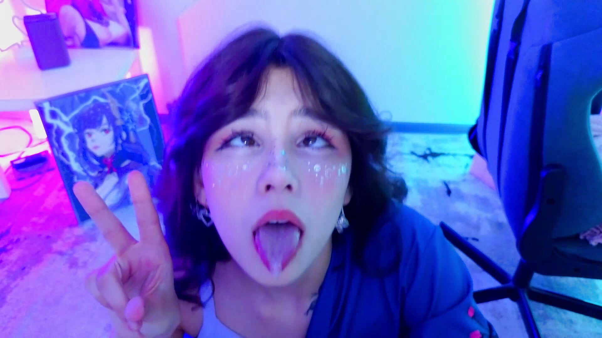 Ahegao Angel in Motion