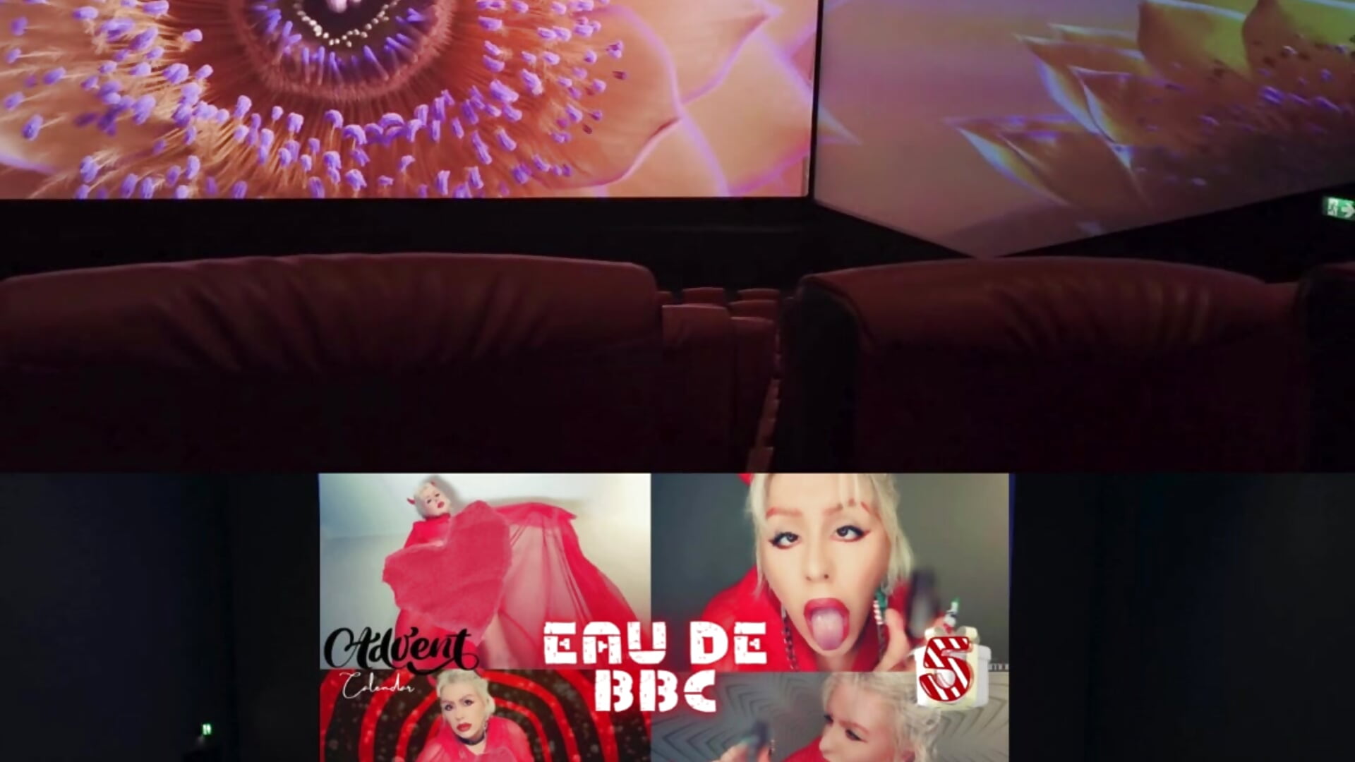 Cinema for 1 after working on my own videos :D  My life is like inception haha - video by GoddessAlimony cam model