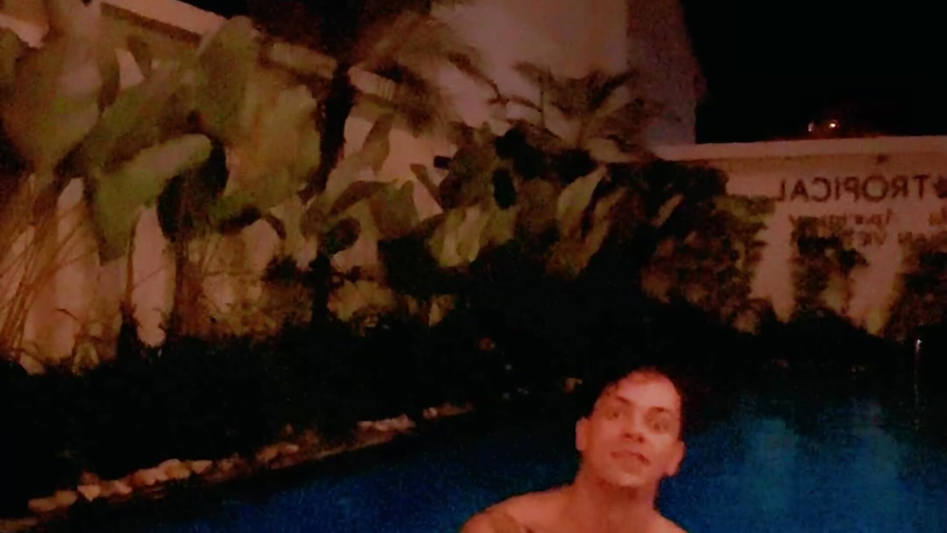 Swimming naked