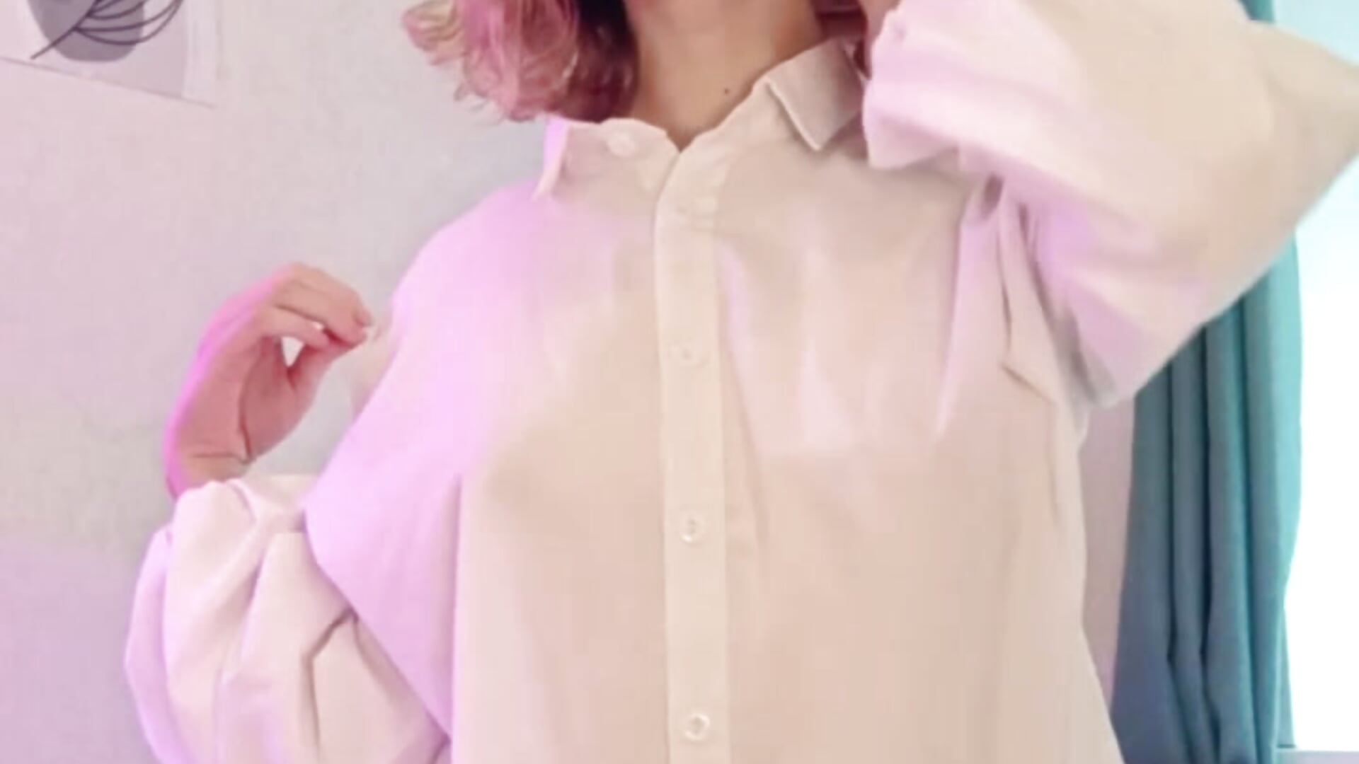 unbutton the shirt