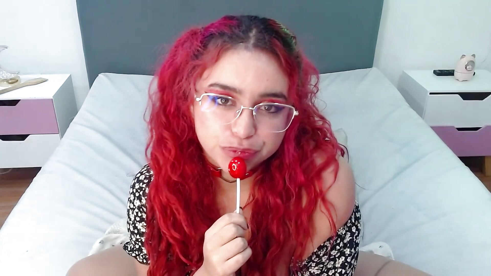 Sucking my lollipop