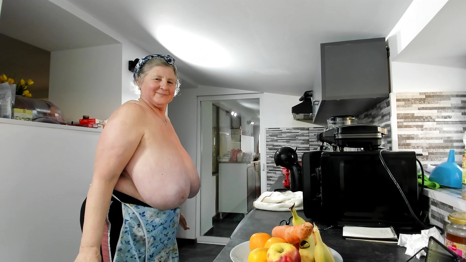 huge tits hiding fruit - video by NoraJohnson6 cam model