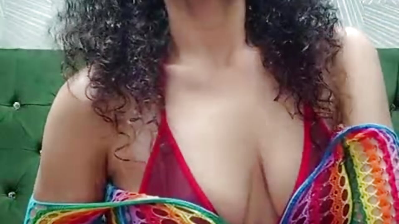 Sensual tease boobs play