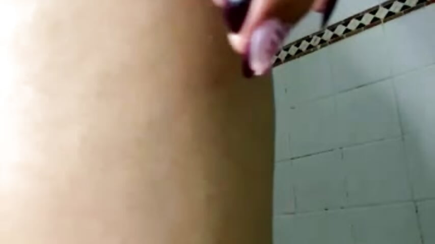 shower show riding the dildo