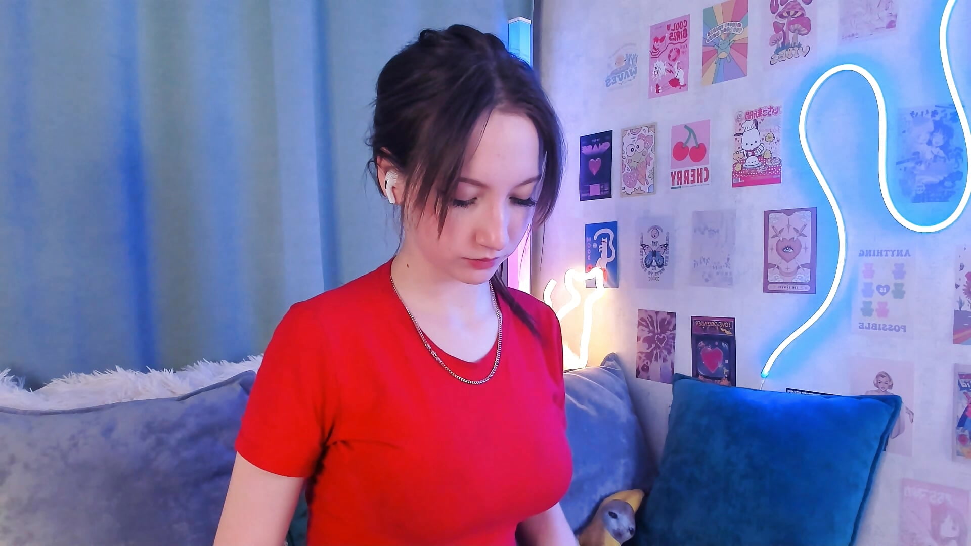 Red top teasing 💕 pt 2